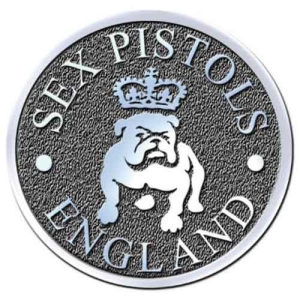 Sex Pistols - Pretty Vacant Coaches Pin Badge i gruppen MERCHANDISE / Merch / Nyheter / Punk hos Bengans Skivbutik AB (5663240)