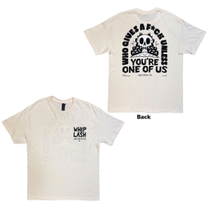 Architects - Whiplash Who Gives A Fuck Uni Natrl T-Shirt i gruppen MERCHANDISE / T-shirt / Nyheter / Hårdrock hos Bengans Skivbutik AB (5663325r)