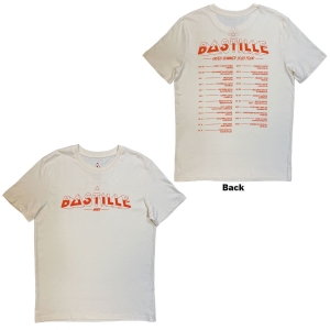 Bastille - Summer Uk & Eu Tour 23 Uni Natrl T-Shirt i gruppen MERCHANDISE / T-shirt / Nyheter / Pop-Rock hos Bengans Skivbutik AB (5663333r)