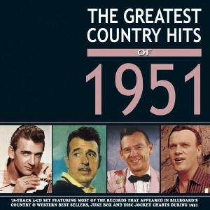 Various Artists - The Greatest Country Hits Of 1951 i gruppen VI TIPSAR / Startsida - CD Nyheter & Kommande hos Bengans Skivbutik AB (5663422)