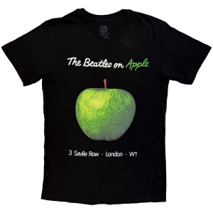The Beatles - On Apple Uni Bl T-Shirt i gruppen MERCHANDISE / T-shirt / Nyheter / Pop-Rock hos Bengans Skivbutik AB (5663596r)