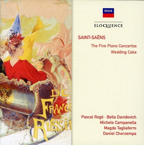 Saint-Saëns Camille - The Five Piano Concertos i gruppen CD / Klassiskt hos Bengans Skivbutik AB (5664895)