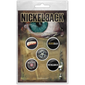 Nickelback - Silver Side Up Button Badge Pack i gruppen MERCHANDISE / Pin-Button Badge /  /  hos Bengans Skivbutik AB (5665323)