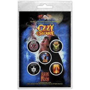 Ozzy Osbourne - Bark At The Moon Button Badge Pack i gruppen MERCHANDISE / Pin-Button Badge /  /  hos Bengans Skivbutik AB (5665326)