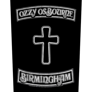 Ozzy Osbourne - Birmingham Back Patch i gruppen MERCHANDISE / Tygmärke /  /  hos Bengans Skivbutik AB (5665336)