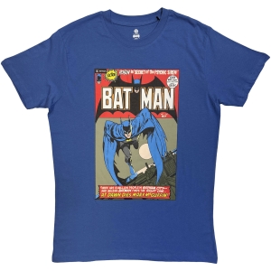 Batman - Comic Cover Uni Blue T-Shirt i gruppen MERCHANDISE / T-shirt / Nyheter / Film-Musikal hos Bengans Skivbutik AB (5665531r)