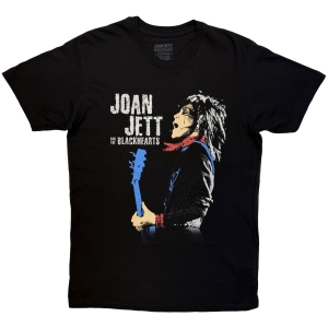 Joan Jett - Blue Guitar Uni Bl T-Shirt i gruppen MERCHANDISE / T-shirt / Nyheter / Hårdrock hos Bengans Skivbutik AB (5665542r)