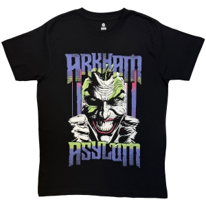 Joker - Arkham Asylum Uni Bl T-Shirt i gruppen MERCHANDISE / T-shirt / Film-Musikal hos Bengans Skivbutik AB (5665544r)