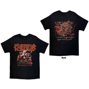 Kreator - Pleasure To Kill Uni Bl T-Shirt i gruppen MERCHANDISE / T-shirt / Hårdrock hos Bengans Skivbutik AB (5665545r)