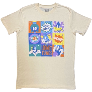 Looney Tunes - That's All Folks! Grid Pastel Uni Natrl T-Shirt i gruppen MERCHANDISE / T-shirt / Nyheter /  hos Bengans Skivbutik AB (5665546r)