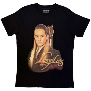 Lord Of The Rings - Legolas Gold Text Uni Bl T-Shirt i gruppen MERCHANDISE / T-shirt / Nyheter / Film-Musikal hos Bengans Skivbutik AB (5665549r)