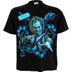 Beetlejuice - Sandworm Portal - T-Shirt i gruppen MERCHANDISE / T-shirt / Nyheter / Film-Musikal hos Bengans Skivbutik AB (5665997r)