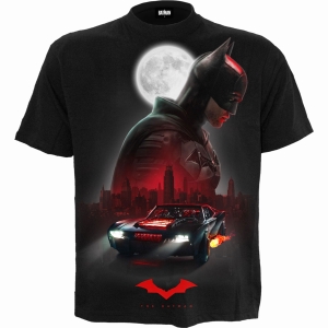 Batman - Batmobile - Black T-Shirt i gruppen MERCHANDISE / T-shirt / Nyheter / Film-Musikal hos Bengans Skivbutik AB (5666009r)