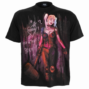 Dc Comics - Harley Quinn - Trick Or Treat - T-Shirt i gruppen MERCHANDISE / T-shirt / Nyheter / Film-Musikal hos Bengans Skivbutik AB (5666011r)