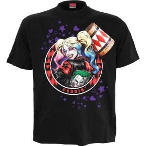 Dc Comics - Harley Quinn - Puddin - T-Shirt i gruppen MERCHANDISE / T-shirt / Nyheter / Film-Musikal hos Bengans Skivbutik AB (5666012r)