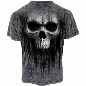 Spiral - Acid Skull - Acid Wash T-Shirt i gruppen MERCHANDISE / T-shirt / Nyheter / Övrigt hos Bengans Skivbutik AB (5666389r)