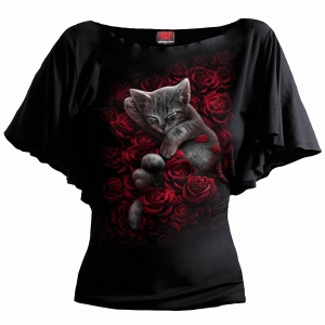 Spiral - Bed Of Roses - Ladies Latin Boatneck Top i gruppen MERCHANDISE / T-shirt / Nyheter / Övrigt hos Bengans Skivbutik AB (5666395r)
