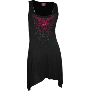 Spiral - Blood Rose - Ladies Goth Bottom Dress i gruppen MERCHANDISE / T-shirt / Nyheter / Övrigt hos Bengans Skivbutik AB (5666655r)
