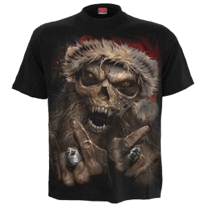 Spiral - Rock Santa - Black T-Shirt i gruppen MERCHANDISE / T-shirt / Nyheter / Övrigt hos Bengans Skivbutik AB (5666656r)