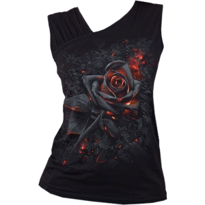 Spiral - Burnt Rose - Ladies Gathered Shoulder Slant Vest i gruppen MERCHANDISE / T-shirt / Nyheter / Övrigt hos Bengans Skivbutik AB (5666658r)