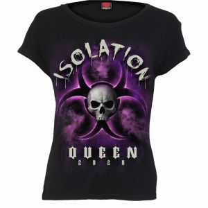 Spiral - Isolation Queen - Ladies Boatneck Cap Sleeve T-Shirt i gruppen MERCHANDISE / T-shirt / Nyheter / Övrigt hos Bengans Skivbutik AB (5666659r)