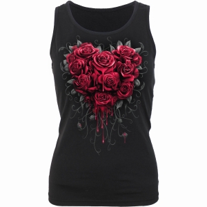 Spiral - Bleeding Heart - Ladies Razor Back Vest i gruppen MERCHANDISE / T-shirt / Nyheter / Övrigt hos Bengans Skivbutik AB (5666660r)
