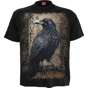 Spiral - Raven Wise - T-Shirt i gruppen MERCHANDISE / T-shirt / Nyheter / Övrigt hos Bengans Skivbutik AB (5666782r)