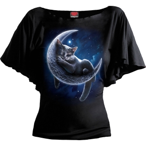 Spiral - Velvet Moon - Ladies Latin Boatneck Top i gruppen MERCHANDISE / T-shirt / Nyheter / Övrigt hos Bengans Skivbutik AB (5667049r)