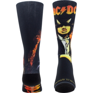 Ac/Dc - Highway To Hell Sublimation Uni Bl Socks i gruppen MERCHANDISE / Strumpor /  /  hos Bengans Skivbutik AB (5667673)