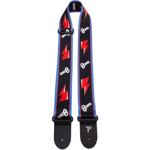 David Bowie - Flash Guitar Strap i gruppen MERCHANDISE / Merch / Kommande / Pop-Rock hos Bengans Skivbutik AB (5667708)