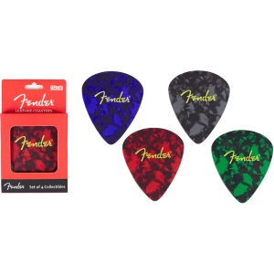Fender - Colours Premium 4-Piece Coaster Set i gruppen MERCHANDISE / Merch / Kommande / Pop-Rock hos Bengans Skivbutik AB (5667723)
