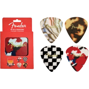 Fender - Patterns Premium 4-Piece Coaster Set i gruppen MERCHANDISE / Merch / Kommande / Pop-Rock hos Bengans Skivbutik AB (5667726)