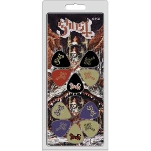 Ghost - Logos 12-Pack Plectrum Pack i gruppen MERCHANDISE / Merch / Kommande / Hårdrock hos Bengans Skivbutik AB (5667729)
