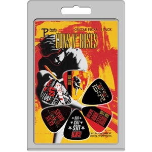 Guns N Roses - Album Covers 6-Pack Plectrum Pack i gruppen MERCHANDISE / Merch / Kommande / Hårdrock hos Bengans Skivbutik AB (5667733)
