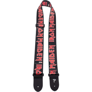 Iron Maiden - Logo Guitar Strap i gruppen MERCHANDISE / Merch / Kommande / Hårdrock hos Bengans Skivbutik AB (5667744)
