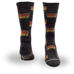 Kiss   - Allover Logo Uni Bl Socks i gruppen MERCHANDISE / Strumpor /  /  hos Bengans Skivbutik AB (5667748)