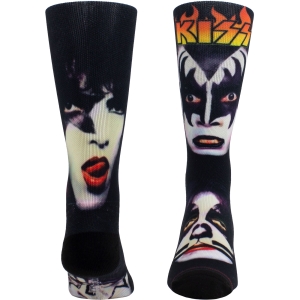Kiss   - Faces Sublimation Uni Bl Socks i gruppen MERCHANDISE / Strumpor /  /  hos Bengans Skivbutik AB (5667750)