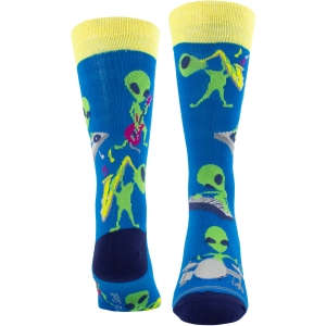 Perri's - Aliens Uni Blue Socks i gruppen MERCHANDISE / Strumpor /  /  hos Bengans Skivbutik AB (5667761)