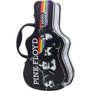 Pink Floyd - Logos Guitar Tin Uni 3-Pack Socks i gruppen MERCHANDISE / Strumpor /  /  hos Bengans Skivbutik AB (5667769)
