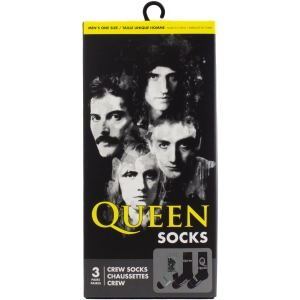 Queen - Logos Gift Box Uni 3-Pack Socks i gruppen MERCHANDISE / Strumpor /  /  hos Bengans Skivbutik AB (5667771)