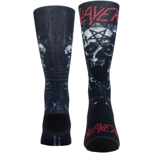 Slayer - Skulls & Pentagram Sublimation Uni Bl Socks i gruppen MERCHANDISE / Strumpor /  /  hos Bengans Skivbutik AB (5667784)