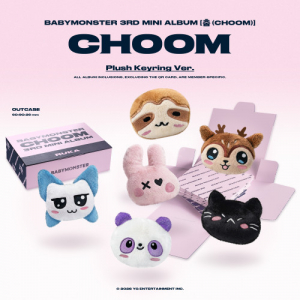 Babymonster - Choom (Plush Keyring Ver.) (Random Ver.) i gruppen MERCHANDISE / Merch+Code / Kommande / K-Pop hos Bengans Skivbutik AB (5668244)