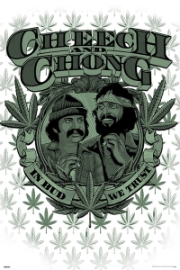 Movie Poster - Cheech & Chong - Bud We Trust 91,5 x 61 cm i gruppen MERCHANDISE / Poster /  /  hos Bengans Skivbutik AB (5668409)