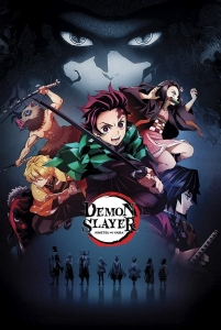 Movie Poster - Demon Slayer 91,5 x 61 cm i gruppen MERCHANDISE / Poster / Film-Musikal hos Bengans Skivbutik AB (5668413)