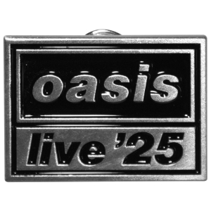 Oasis - Live 25 Logo Pin Badge i gruppen MERCHANDISE / Pin-Button Badge /  /  hos Bengans Skivbutik AB (5668612)