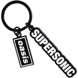 Oasis - Supersonic Decca Logo Charm Keychain i gruppen MERCHANDISE / Nyckelring /  /  hos Bengans Skivbutik AB (5668625)