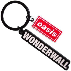Oasis - Wonderwall Decca Logo Charm Keychain i gruppen MERCHANDISE / Nyckelring /  /  hos Bengans Skivbutik AB (5668628)