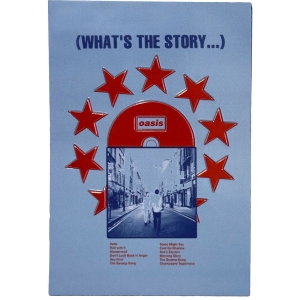 Oasis - What's The Story Cd Blue Magnet i gruppen MERCHANDISE / Magnet /  /  hos Bengans Skivbutik AB (5668633)