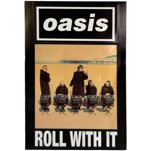 Oasis - Roll With It Single Magnet i gruppen MERCHANDISE / Magnet /  /  hos Bengans Skivbutik AB (5668635)