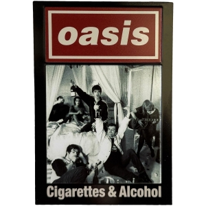 Oasis - Cigarettes & Alcohol Single Magnet i gruppen MERCHANDISE / Magnet /  /  hos Bengans Skivbutik AB (5668638)